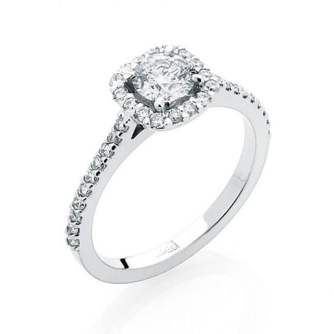 Rose engagement ring