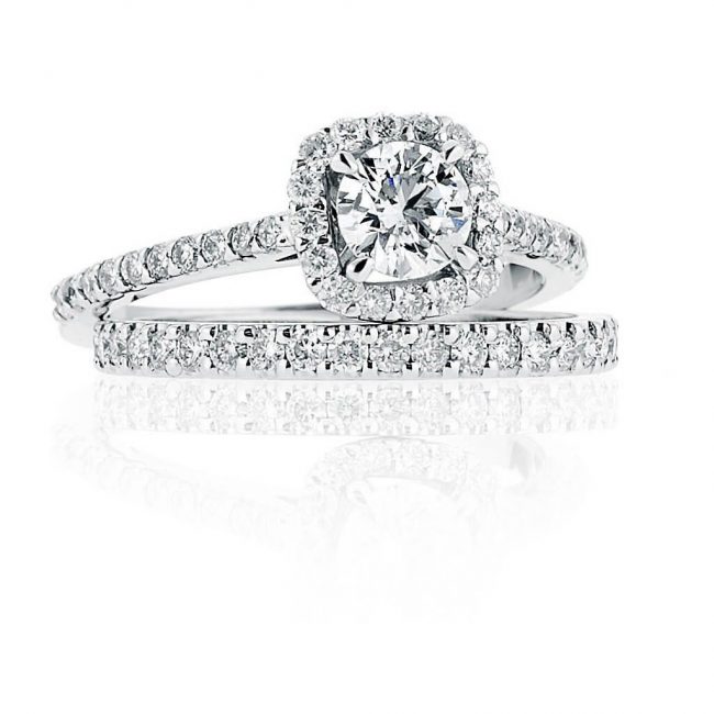 Rose Wedding Ring - Kush Diamonds