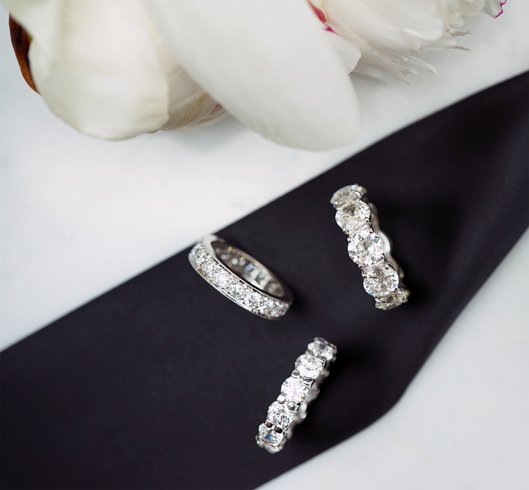 Custom Australian sapphire with a diamond band, bezel setting with a subtle  milgrain : r/EngagementRings